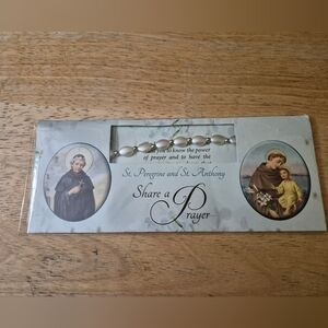 St Peregrine And St Anthony Share A Prayer Sealed Bracelet
